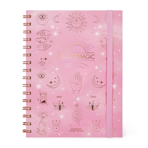 Spiral Notebook - Large Spiral Notebook - Magic
