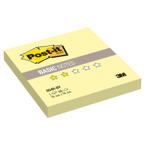 Նշումի թուղթ դեղին ֊ Post It