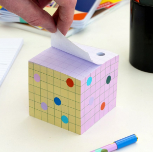 Pen Holder Sticky Note Block