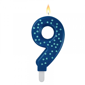 Maxi Cake Candle - Maxi Candle - Blue - 9
