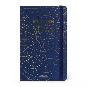 Lined Notebook - Photo Notebook - Medium - Stars