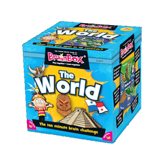 Brain Box The World Educational Memory Card Game