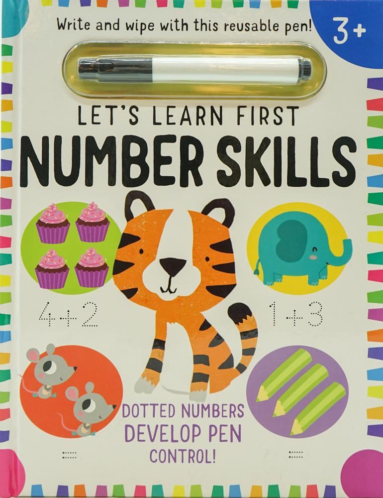 Let's Learn First: Number Skills (wipe clean inc pen)