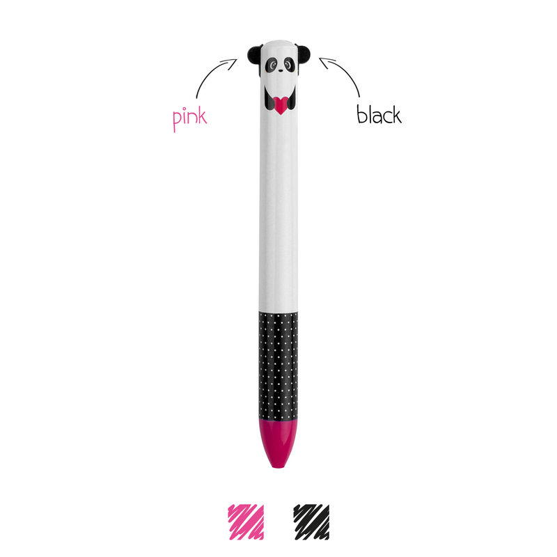 Click&Clack Two Color Pen - Panda