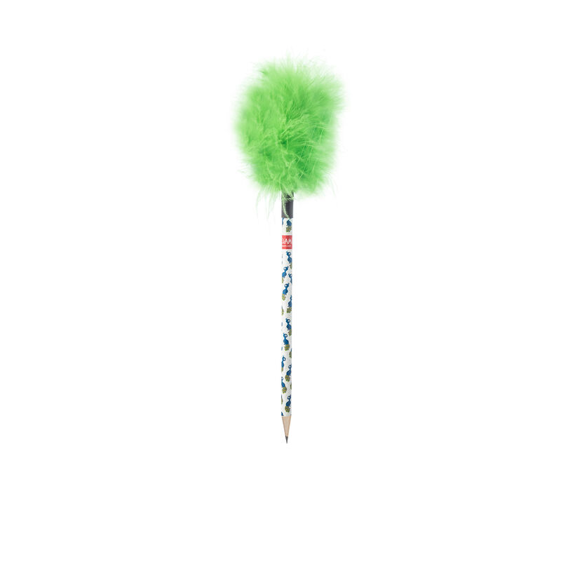 Fluffy Pencil Green - Peacock
