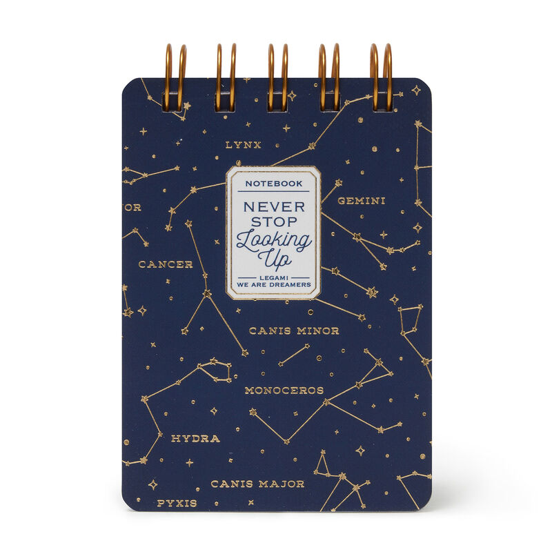 Spiral Notepad - Mini Spiral Notebook - Stars